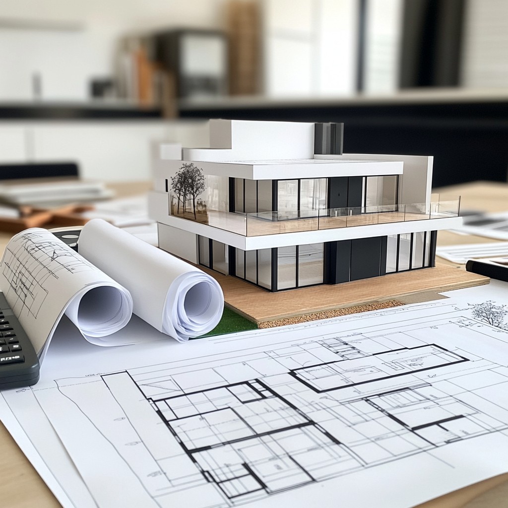 StockCake Architectural model displayed 1730737337