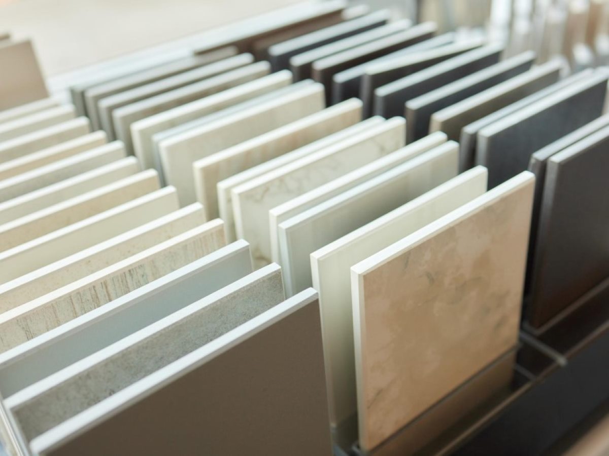 homogenous tile surface