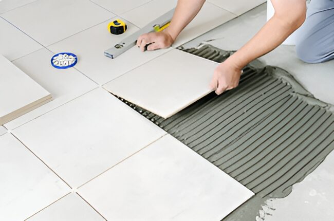 tiles installation